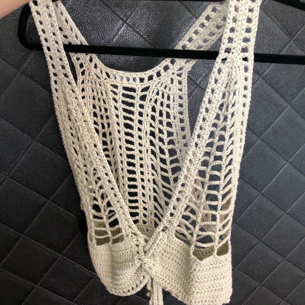 Crochet crop top